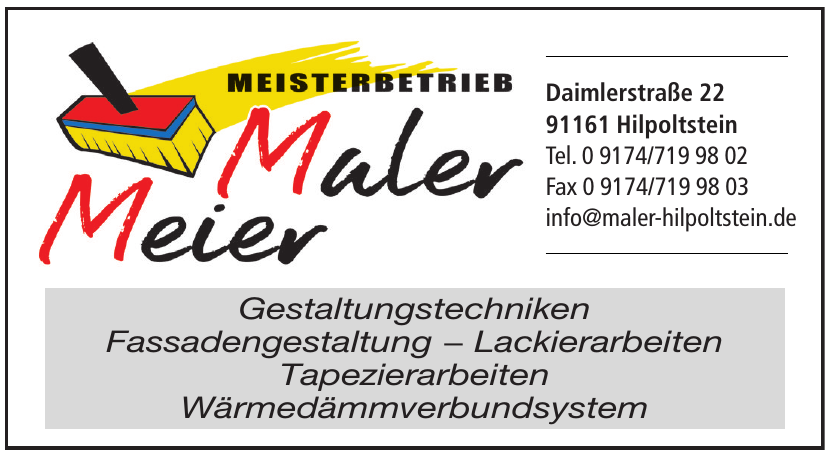 Meisterbetrieb Maler Meier Meisterbetrieb Maler Meier