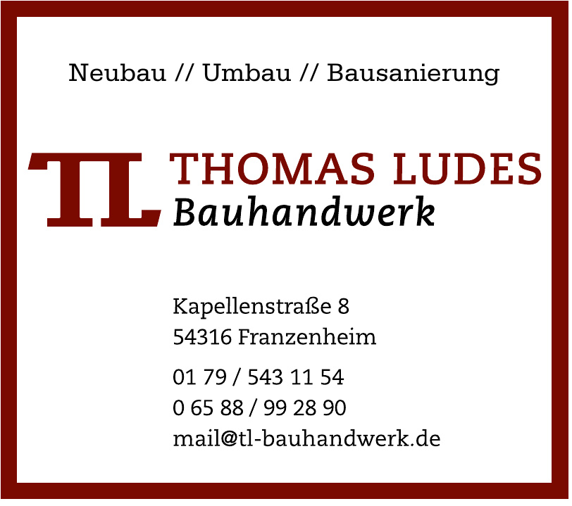 Thomas Ludes Bauhandwerk