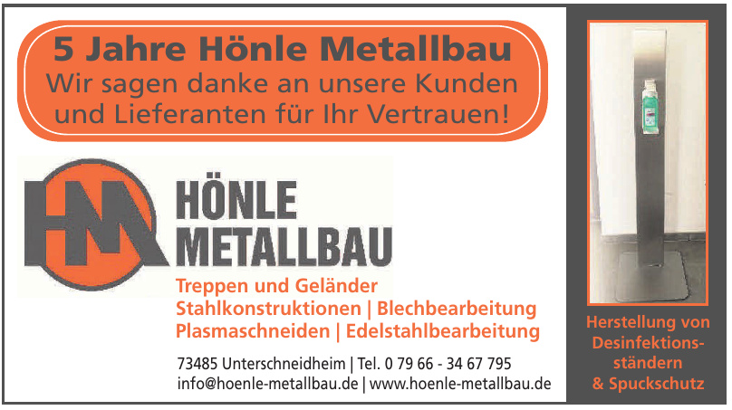 Hönle Metallbau Hönle Metallbau