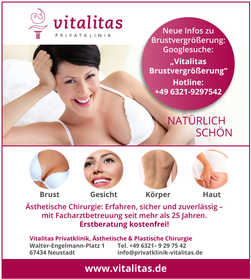 Vitalitas Privatklinik, Ästhetische & Plastische Chirurgie Vitalitas Privatklinik, Ästhetische & Plastische Chirurgie