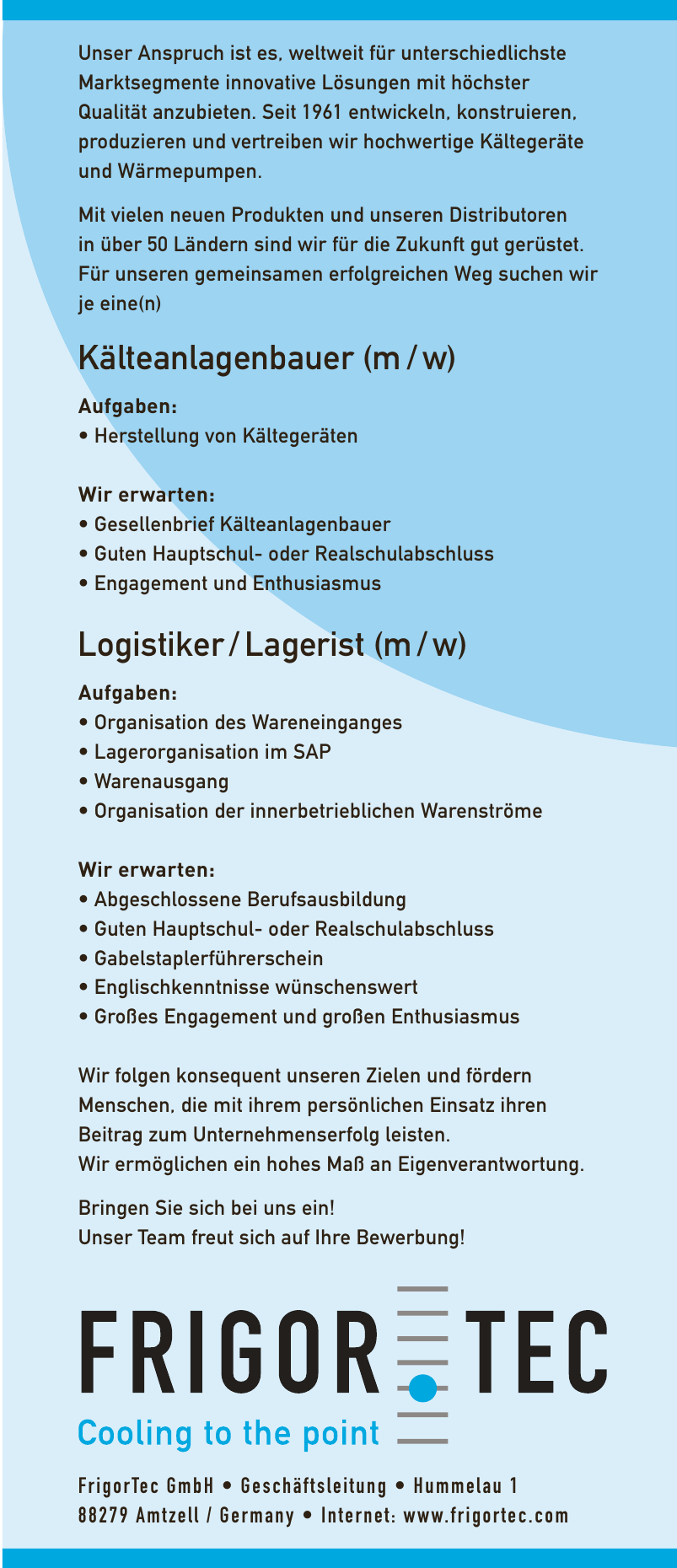FrigorTec GmbH FrigorTec GmbH
