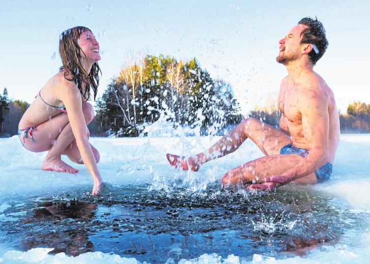 Winterbader tun etwas für ihre Abwehrkräfte. FOTO: MIHTIANDER/ISTOCK Winterbader tun etwas für ihre Abwehrkräfte. FOTO: MIHTIANDER/ISTOCK