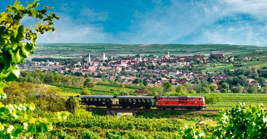Der Reblaus-Express bringt Touristen und Einheimische auf die eindrucksvollen Spuren der Weinhauer. Foto: Retzer Land/Mödl Der Reblaus-Express bringt Touristen und Einheimische auf die eindrucksvollen Spuren der Weinhauer. Foto: Retzer Land/Mödl