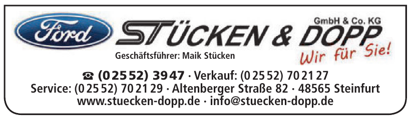 Stücken & Dopp GmbH & Co. KG Stücken & Dopp GmbH & Co. KG