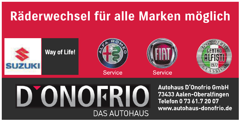 Autohaus D‘Onofrio GmbH Autohaus D‘Onofrio GmbH