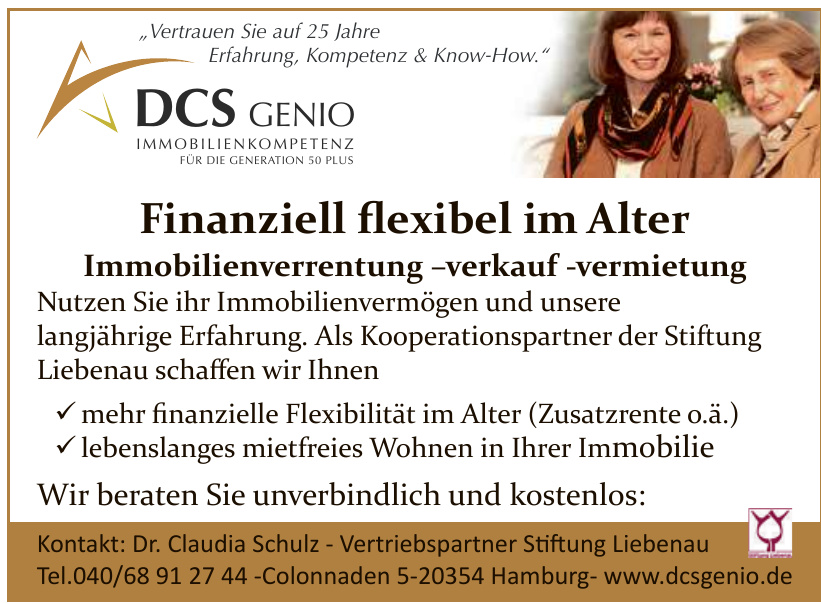 DCS genio e. K., Dr. Claudia Schulz