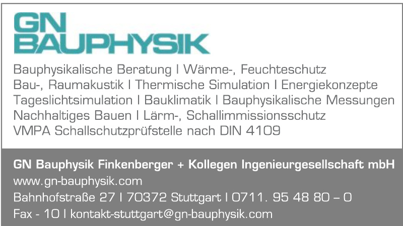 GN Bauphysik Finkenberger + Kollegen Ingenieurgesellschaft mbH