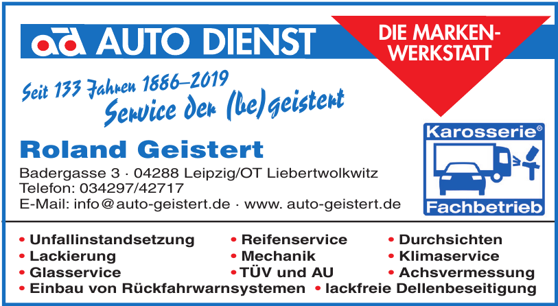 Auto Dienst Roland Geistert Auto Dienst Roland Geistert