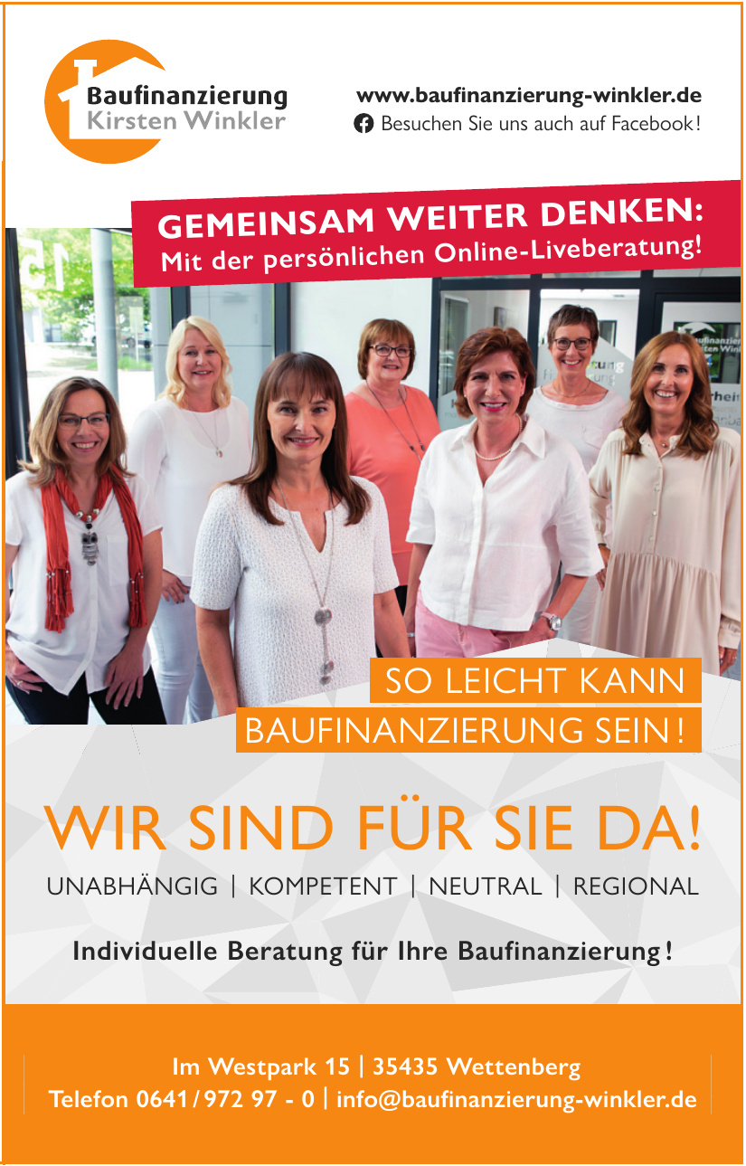 Baufinanzierung Kirsten Winkler Baufinanzierung Kirsten Winkler