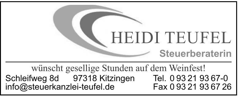 Heidi Teufel Steuerberaterin