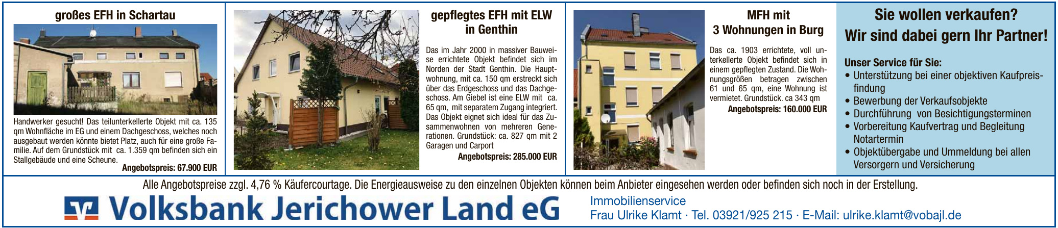 Volksbank Jerichower Land eG-Frau Ulrike Klamt Volksbank Jerichower Land eG-Frau Ulrike Klamt