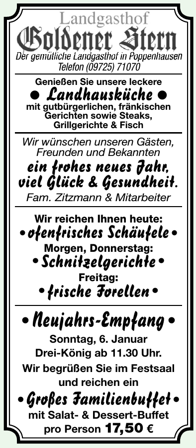 Landgasthof Goldener Stern Landgasthof Goldener Stern