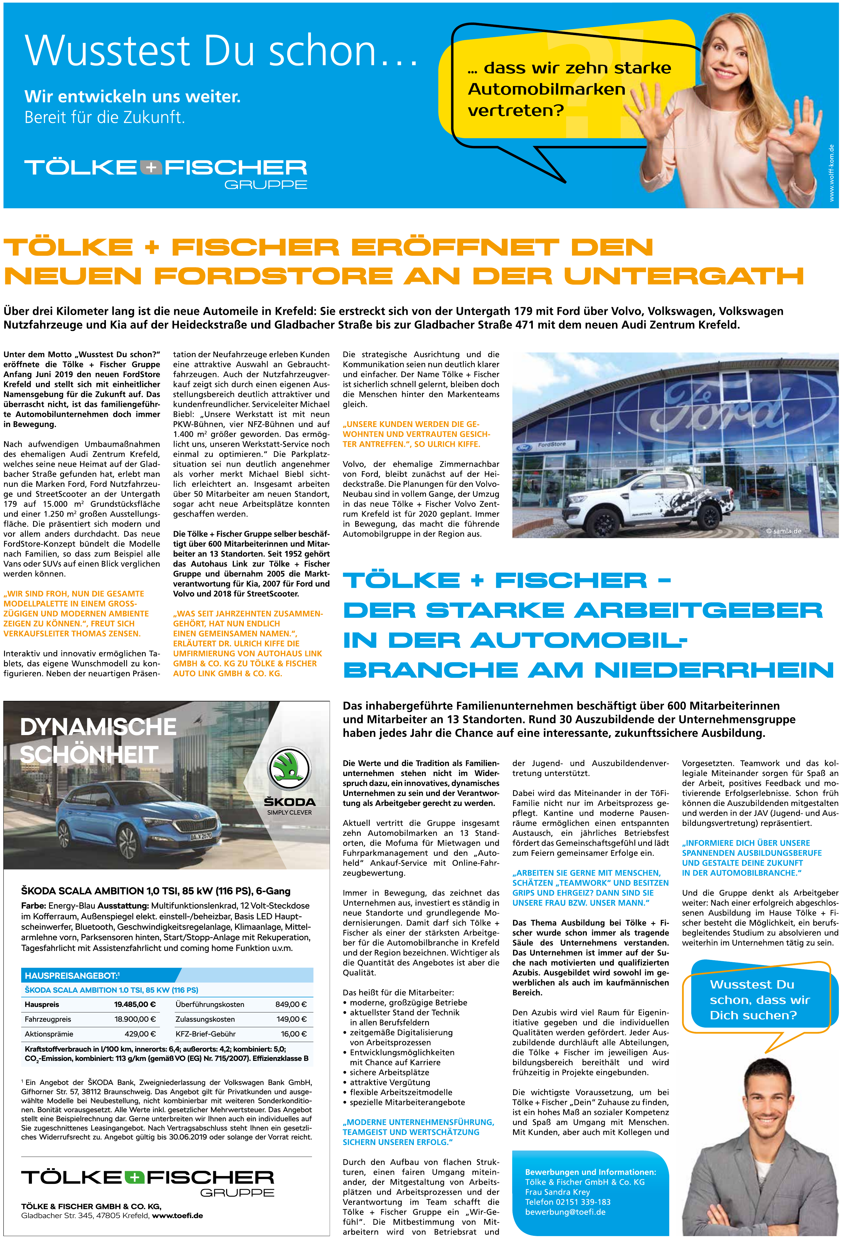 Tölke & Fischer GmbH & Co. KG Tölke & Fischer GmbH & Co. KG