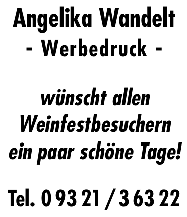 Angelika Wandelt Werbedruck Angelika Wandelt Werbedruck
