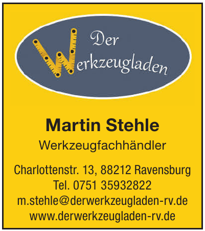 Der Werkzeugladen Martin Stehle Der Werkzeugladen Martin Stehle