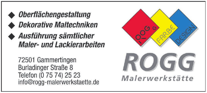 Rogg Malerwekstätte Rogg Malerwekstätte