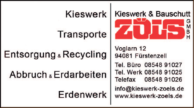 Kieswerk & Bauschutt Zöls GmbH