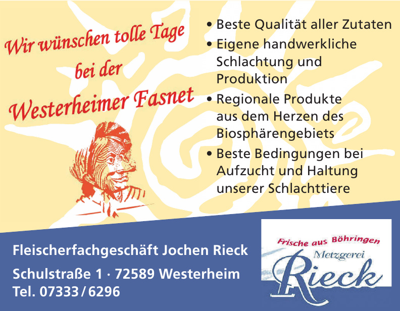 Fleischerfachgeschäft Jochen Rieck Fleischerfachgeschäft Jochen Rieck