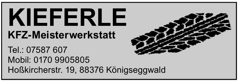 Kieferle KFZ-Meisterwerkstatt Kieferle KFZ-Meisterwerkstatt