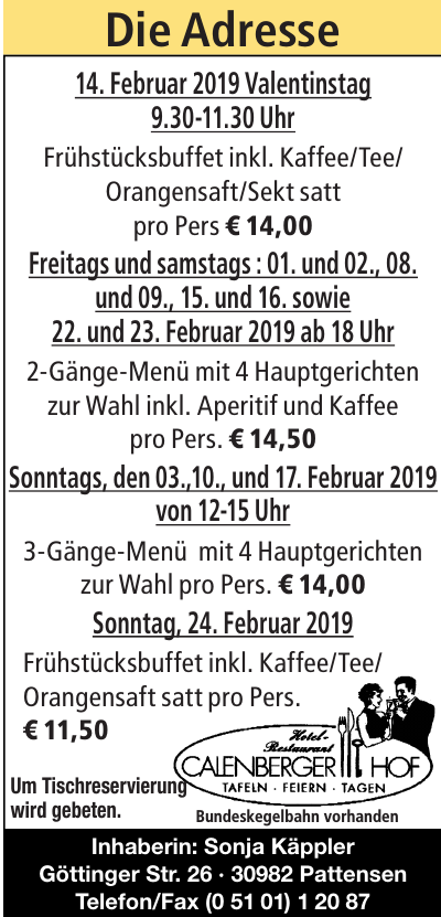 Calenberger Hof Hotel & Restaurant Calenberger Hof Hotel & Restaurant