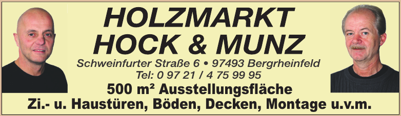 Holzmarkt Hock & Munz Holzmarkt Hock & Munz