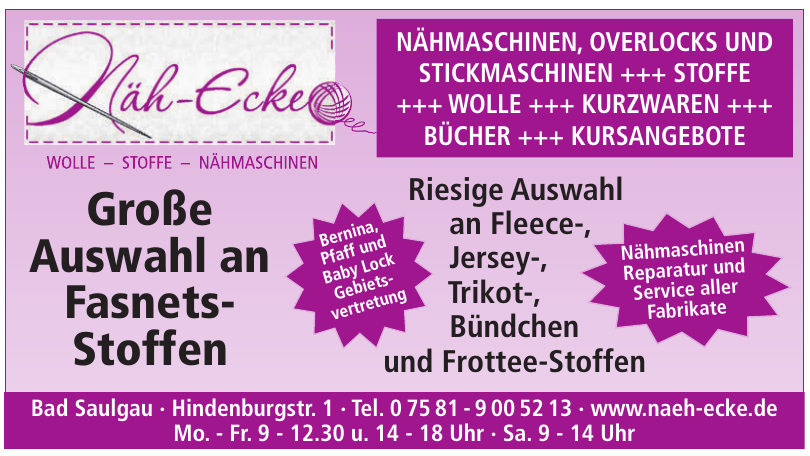 Näh Ecke Näh Ecke