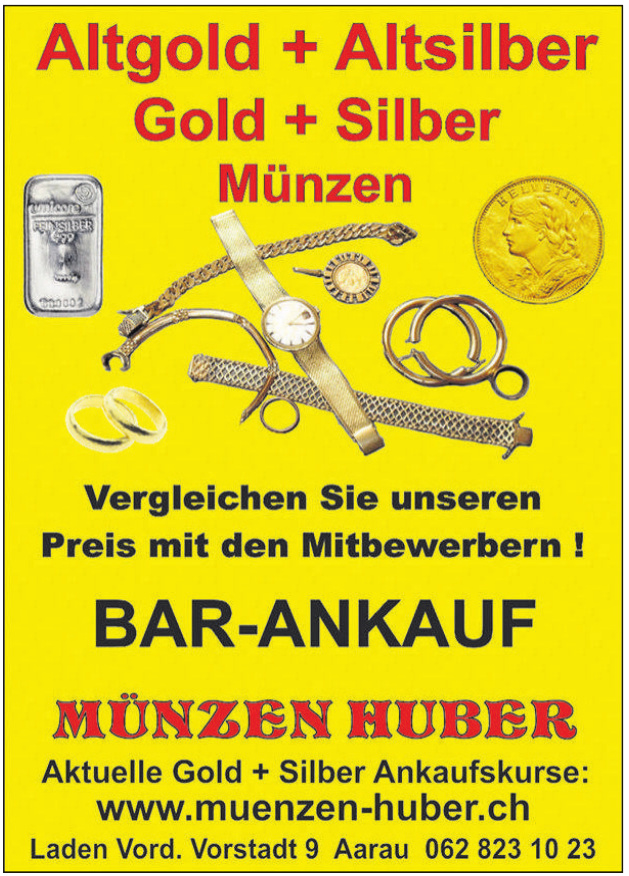 Bar-Ankauf Münzen Huber