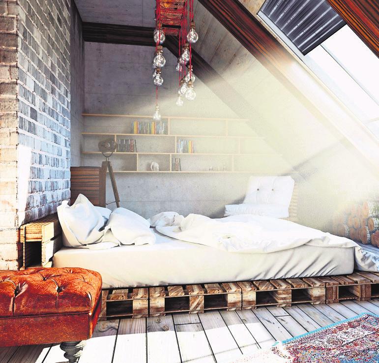 Warum nicht das Schlafzimmer ins Dachgeschoss verlegen? Foto: z/djd//iStockphoto Warum nicht das Schlafzimmer ins Dachgeschoss verlegen? Foto: z/djd//iStockphoto