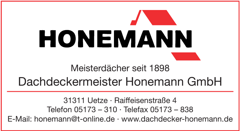 Dachdeckermeister Honemann GmbH Dachdeckermeister Honemann GmbH