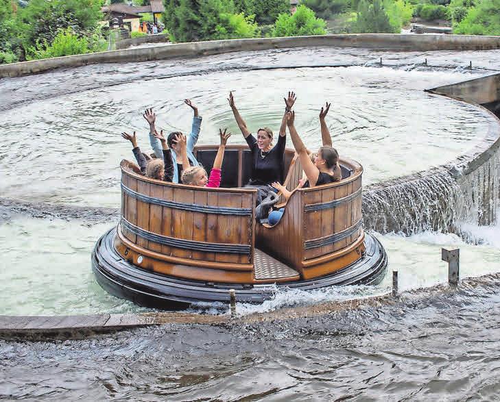 Bei der abenteuerlichen Tour in den Rafting-Booten stellt sich Bauchkribbeln pur ein. Bei der abenteuerlichen Tour in den Rafting-Booten stellt sich Bauchkribbeln pur ein.