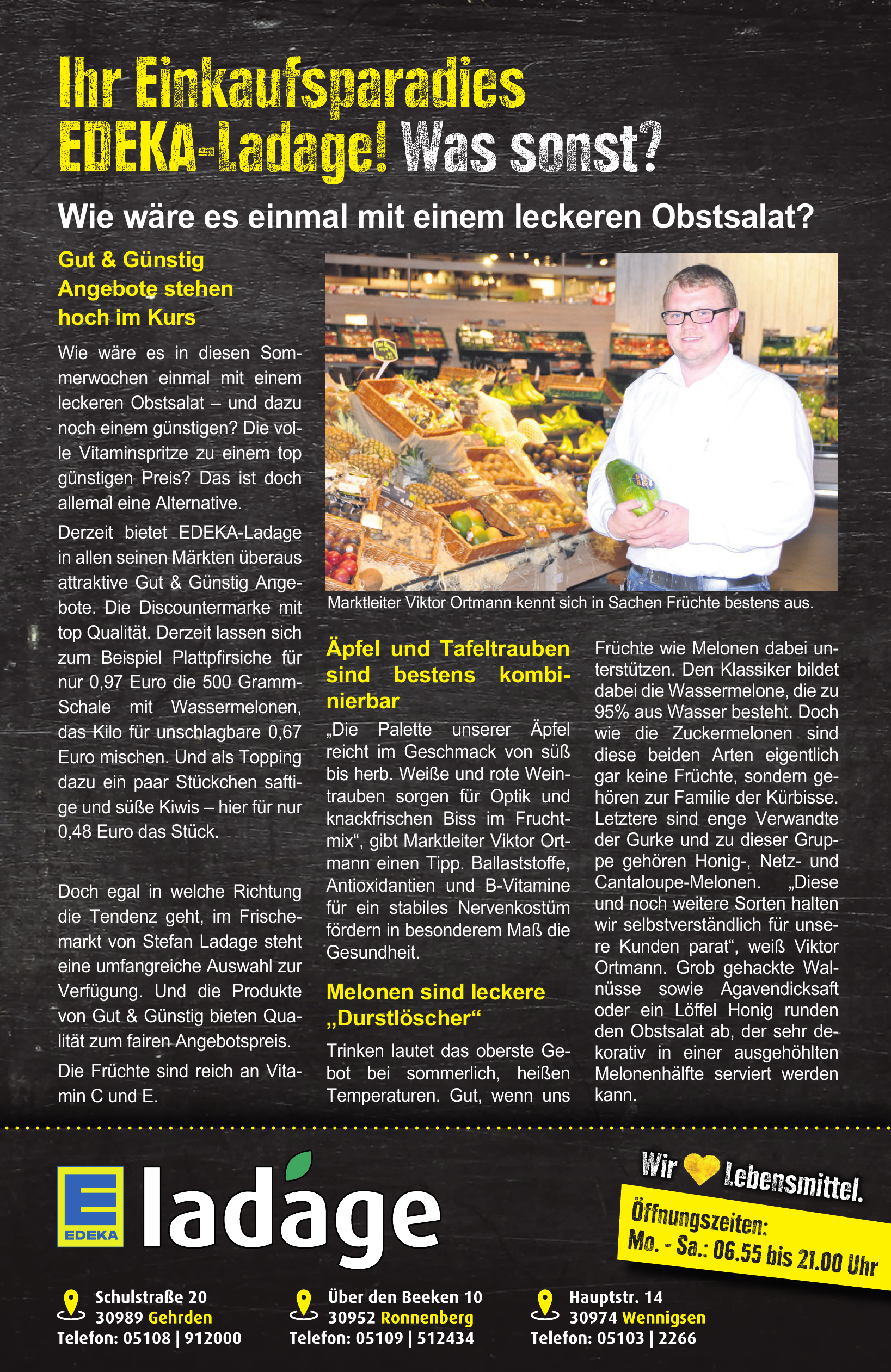 Edeka Ladage Wennigsen Edeka Ladage Wennigsen