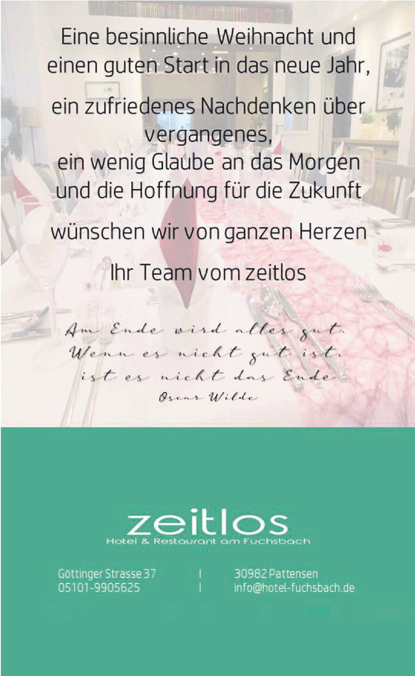 zeitlos Hotel & Restaurant am Fuchsbach zeitlos Hotel & Restaurant am Fuchsbach