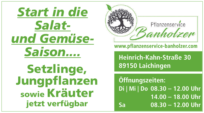 Pflanzenservice Banholzer Pflanzenservice Banholzer