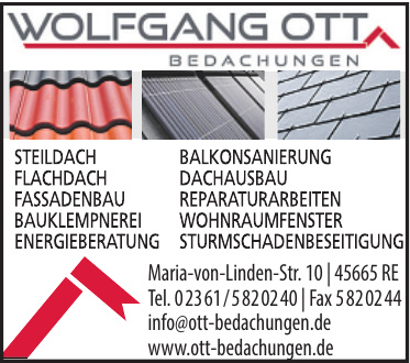 Wolfgang Ott Bedachungen