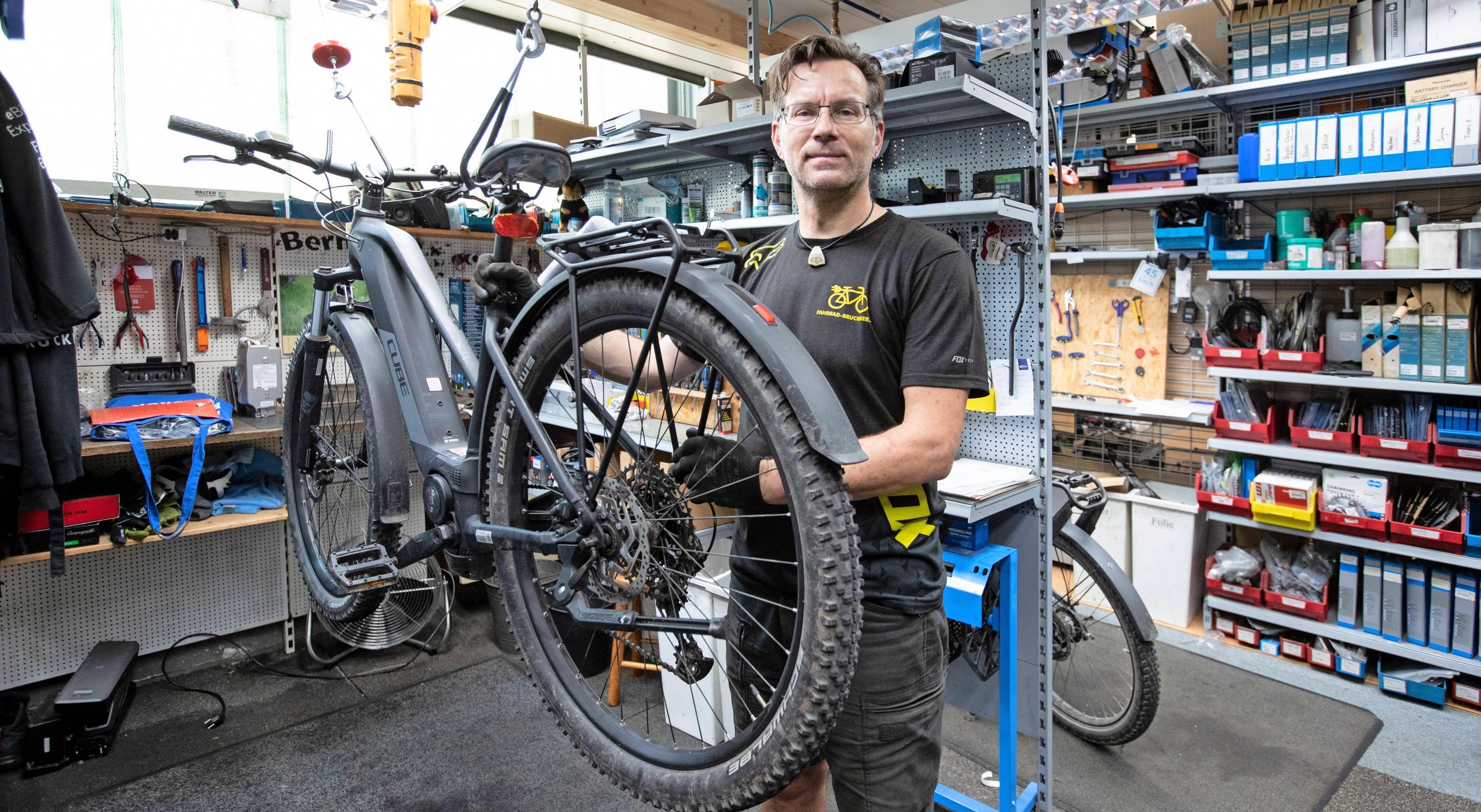 Fahrrad Bruckner Heilbronn Werkstatt für Lastenrad/EBike