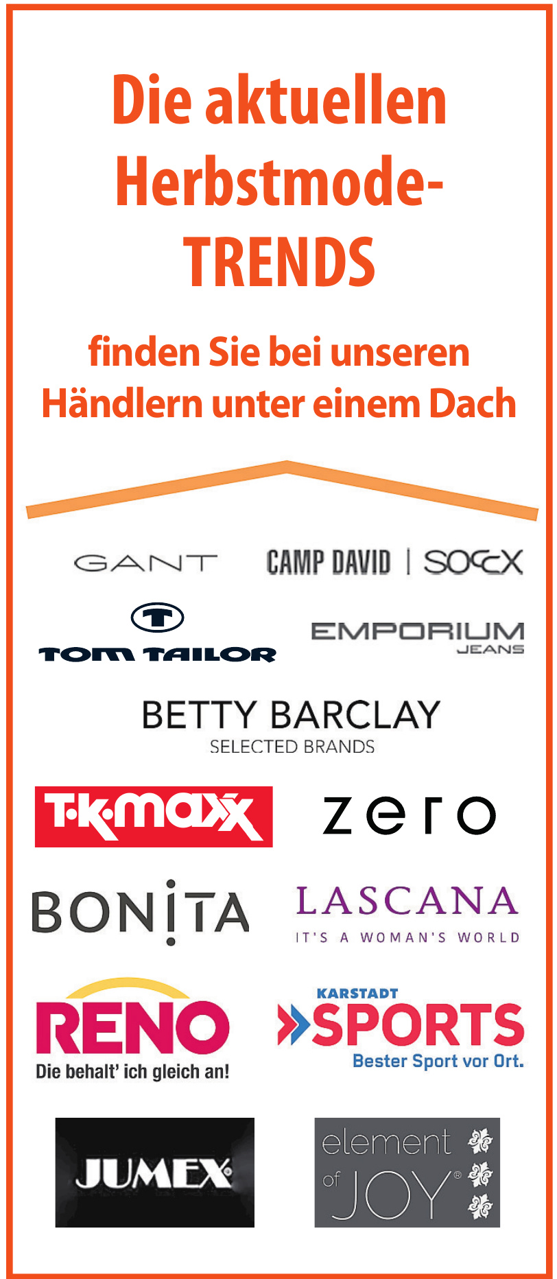Händlern unter einem Dach Händlern unter einem Dach