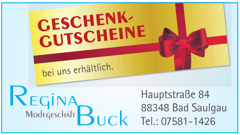 Regina Buck Modegeschäft Regina Buck Modegeschäft