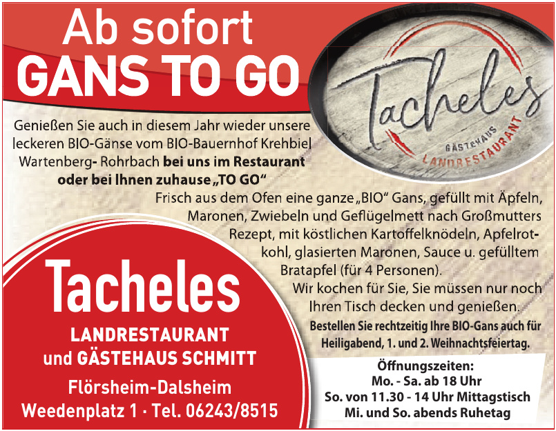 Tacheles Landrestaurant und Gästehaus