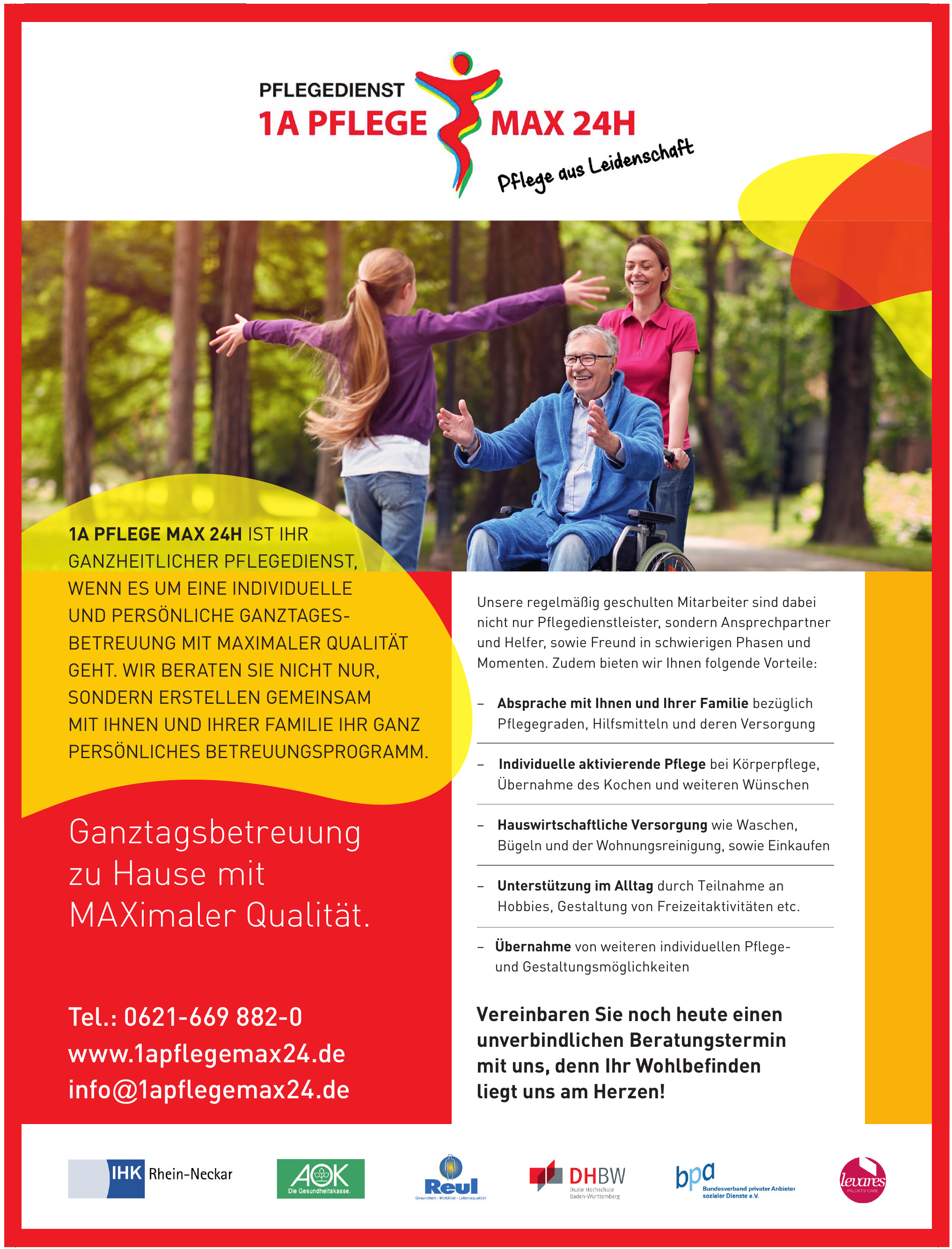 Pflegedienst 1A PflegeMAX 24h GmbH Pflegedienst 1A PflegeMAX 24h GmbH