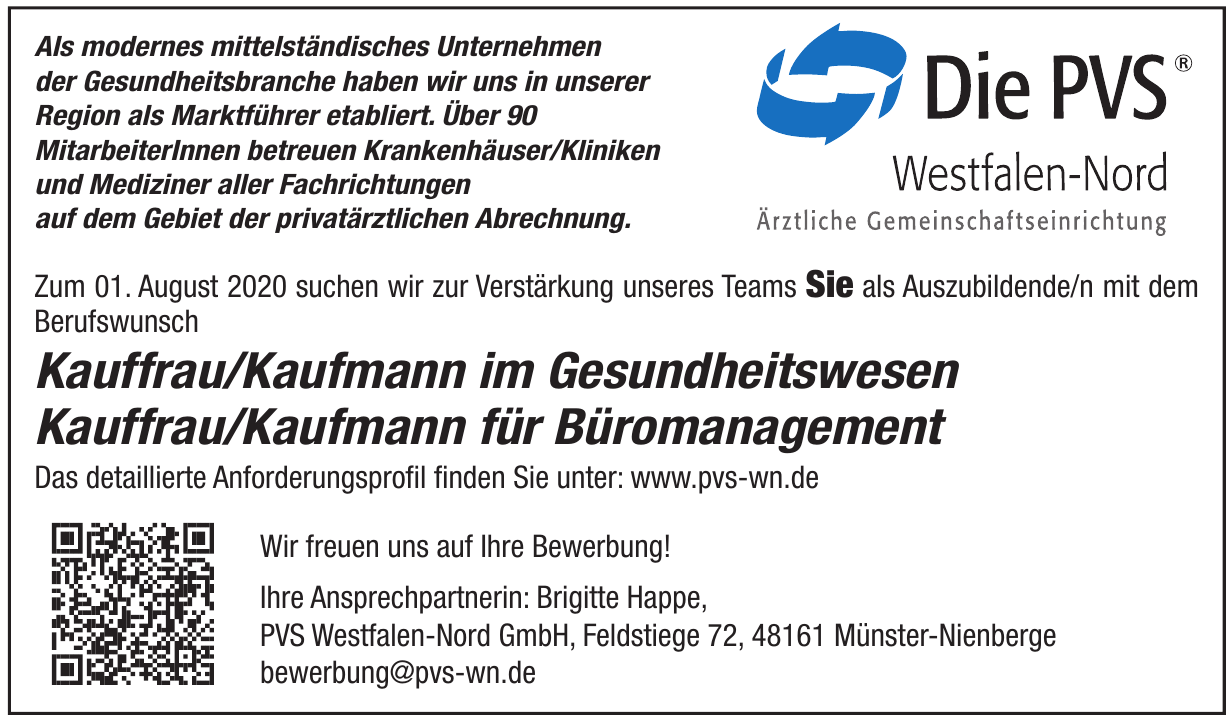 PVS Westfalen-Nord GmbH PVS Westfalen-Nord GmbH
