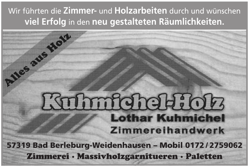 Kuhmichel-Holz Kuhmichel-Holz