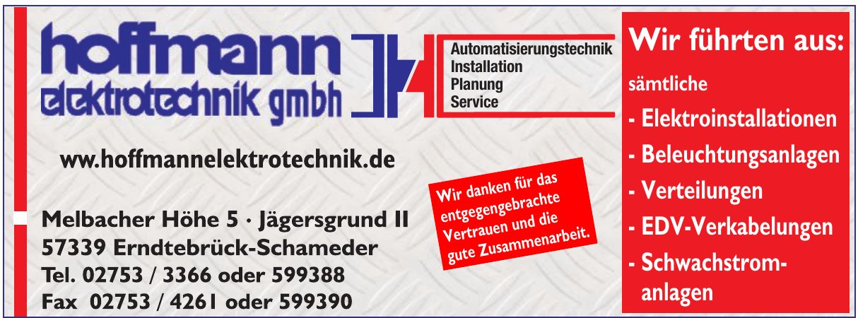 Hoffmann Elektrotechnik GmbH Hoffmann Elektrotechnik GmbH