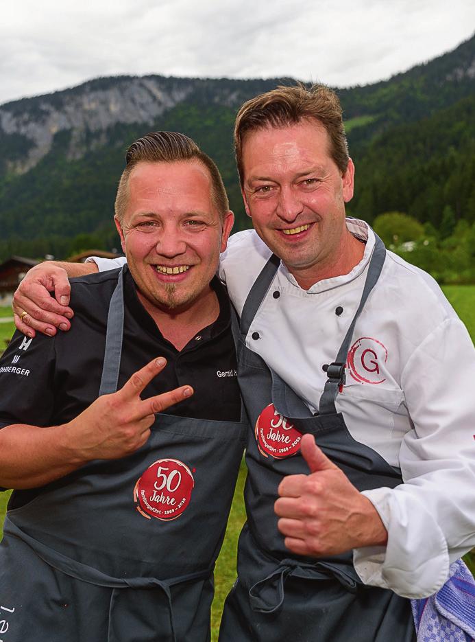 Grill-WM-Gold-Winner 2017 Gerald Hochgatterer mit Küchenchef Reinhard zauberten Gegrilltes. Grill-WM-Gold-Winner 2017 Gerald Hochgatterer mit Küchenchef Reinhard zauberten Gegrilltes.