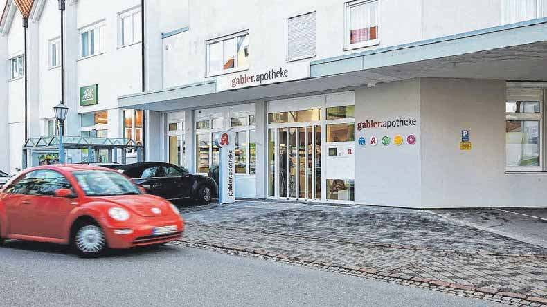 Die neue Gabler-Apotheke in Ochsenhausen. FOTO: UHLMANN Die neue Gabler-Apotheke in Ochsenhausen. FOTO: UHLMANN