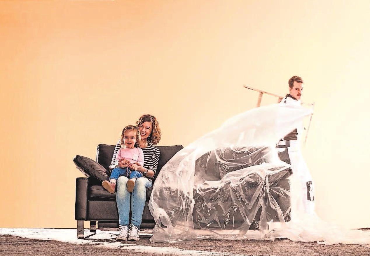 Das Plus an Wohngesundheit: Konservierungsmittelfreie Farben für gesundes Wohnen bei optimalem Raumklima. Foto: Caparol Farben Lacke Bautenschutz/akz-d Das Plus an Wohngesundheit: Konservierungsmittelfreie Farben für gesundes Wohnen bei optimalem Raumklima. Foto: Caparol Farben Lacke Bautenschutz/akz-d