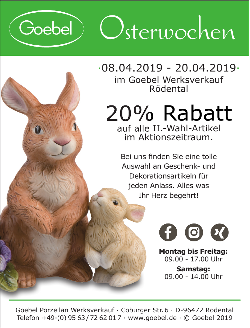 Goebel Porzellan Werksverkauf Goebel Porzellan Werksverkauf