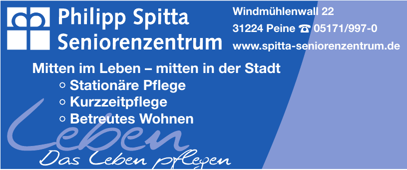 Philipp Spitta Seniorenzentrum Philipp Spitta Seniorenzentrum