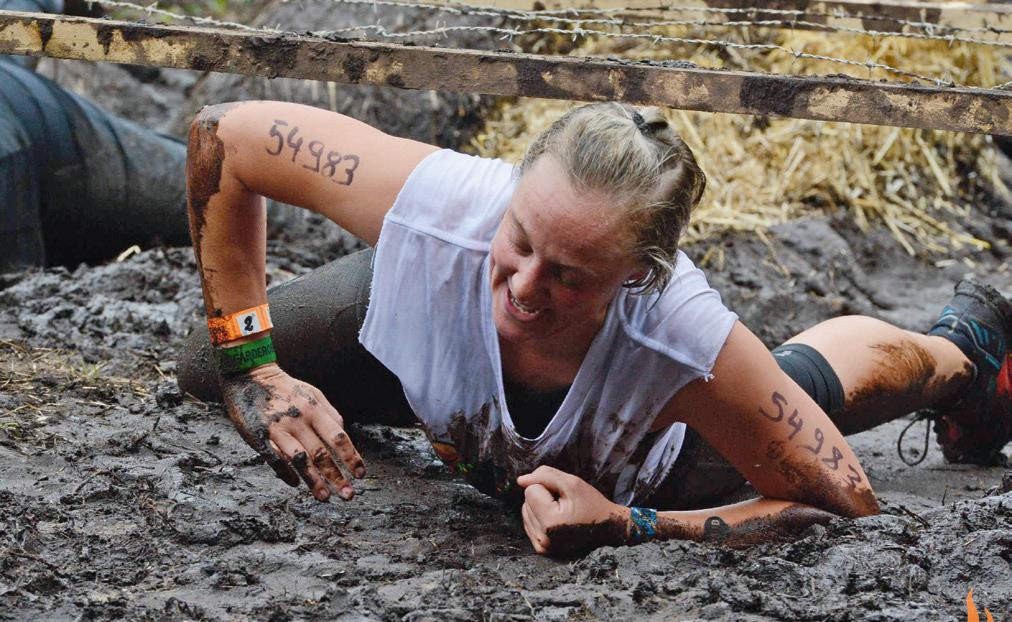 Anke Brennecke beim Tough-Mudder-Wettbewerb 2019. Foto: Privat Anke Brennecke beim Tough-Mudder-Wettbewerb 2019. Foto: Privat