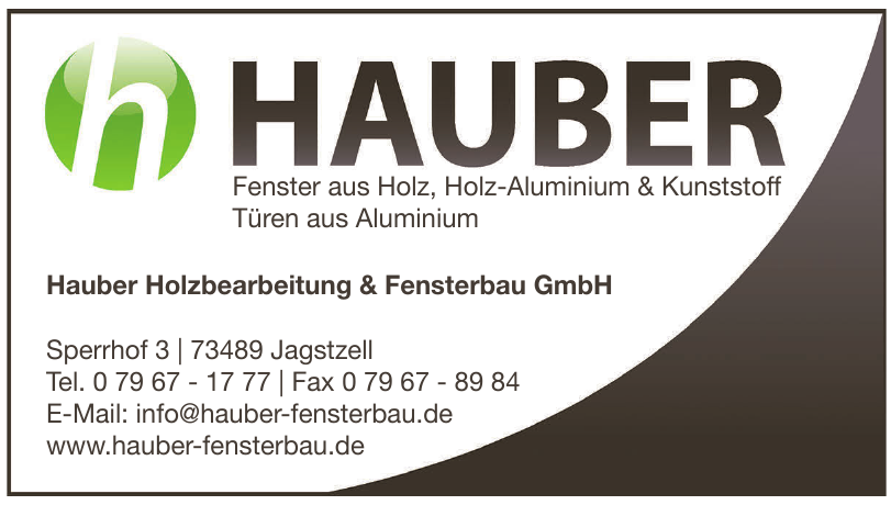 Hauber Holzbearbeitung & Fensterbau GmbH Hauber Holzbearbeitung & Fensterbau GmbH