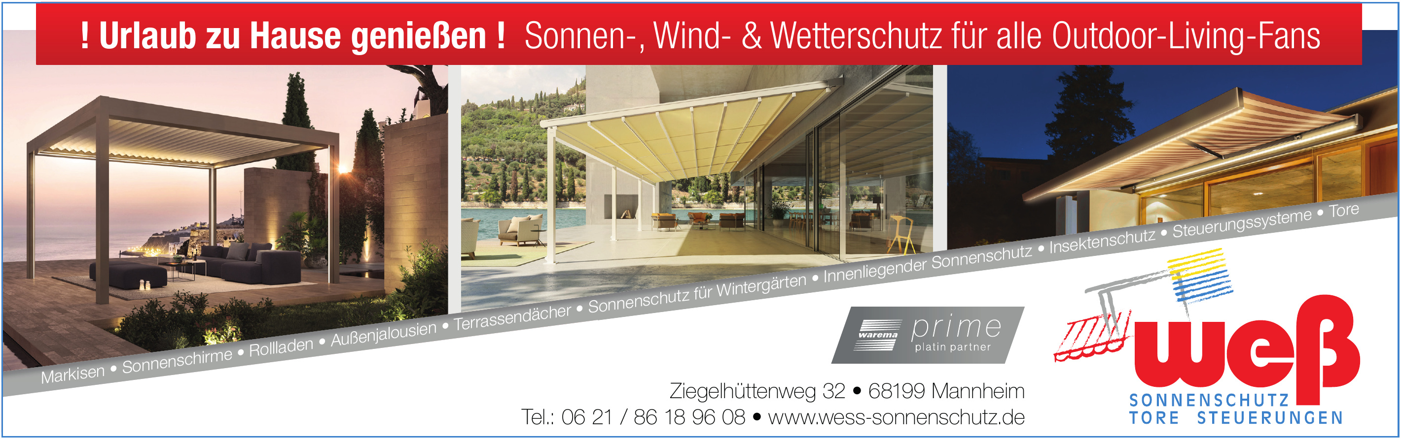 Wess Sonnenschutz Wess Sonnenschutz